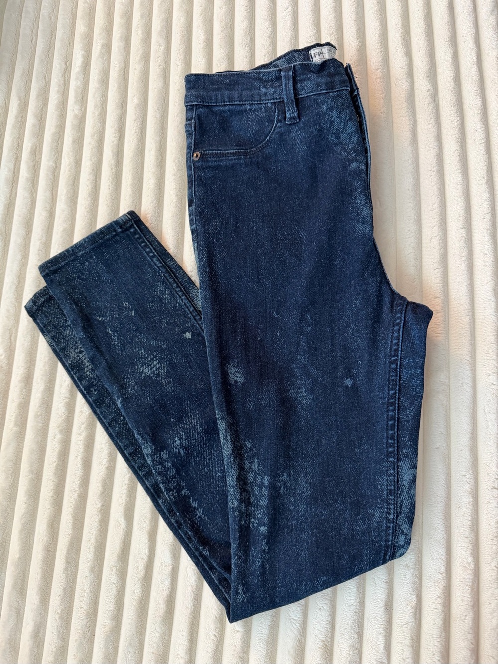 Free People Women's Dark Wash Skinny Jeans